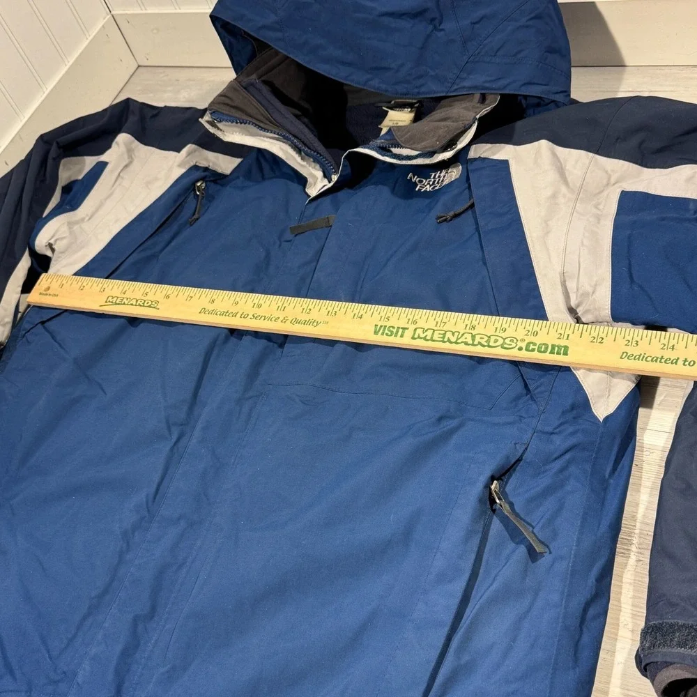 The North‎ Face Hyvent Removable Fleece Lined Hooded Jacket Mens Size L